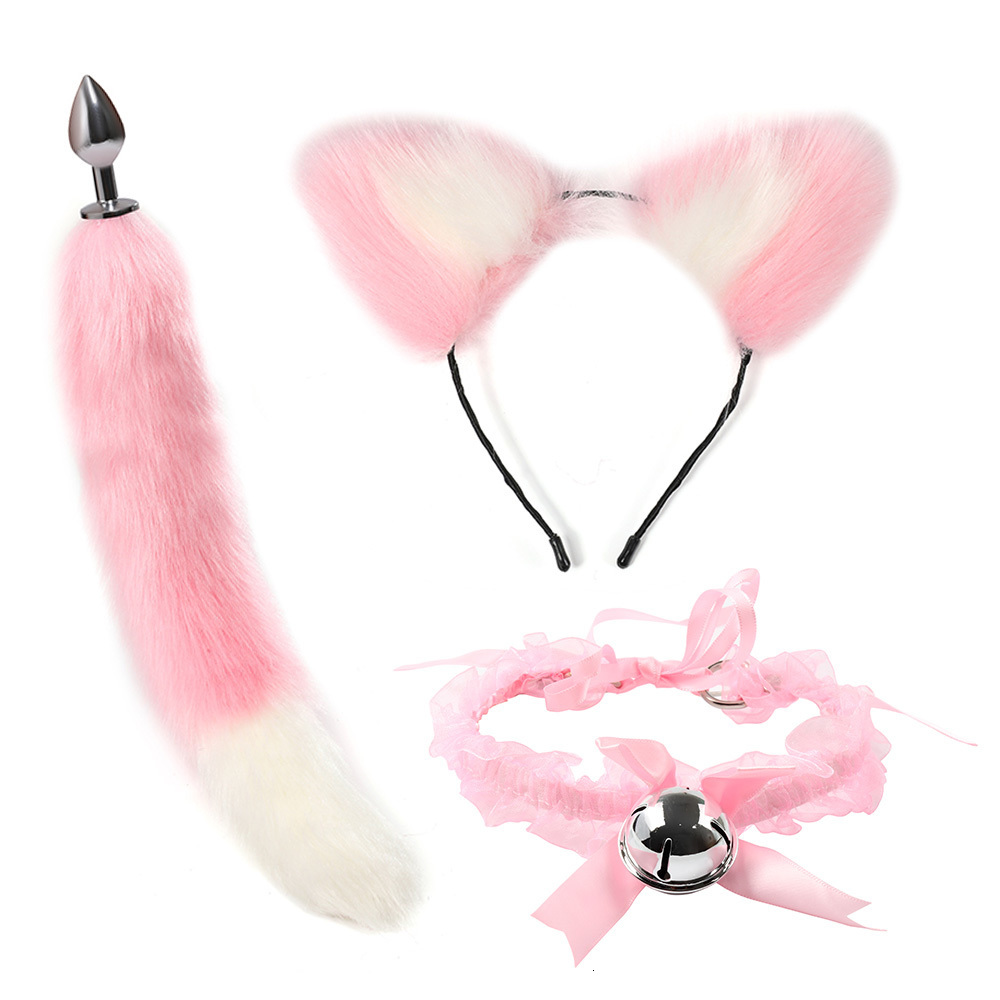 Adult Toys Cosplay Anal Sex Tail Butt Plug Role Play Hair Hoop Cat Choker Fetish Women Nipple Clamps Exotic Accessories For Couple 230925