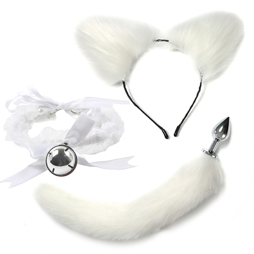 Adult Toys Cosplay Anal Sex Tail Butt Plug Role Play Hair Hoop Cat Choker Fetish Women Nipple Clamps Exotic Accessories For Couple 230925
