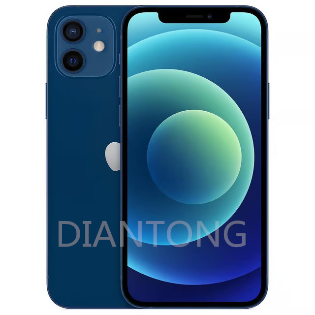 100% original Apple iPhone 12 6.1" Super Retina XDR OLED Face ID A14 Bion ROM 64GB 128GB 256GB 4G Mobilephone,Unlocked refurbished A+Excellent Co