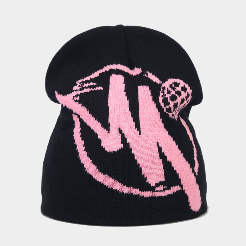 Knit Punk Beanie Designer Hip Hop Colorful Street Beanies For Women And Men Letter Fashion Skull Caps