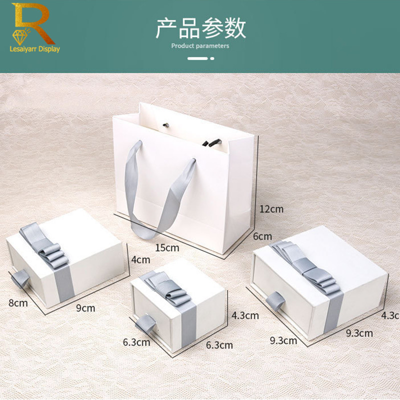 Jewelry Boxes box storage High grade delicate drawer type portable earrings ring necklace pendant jewelry packaging 230926