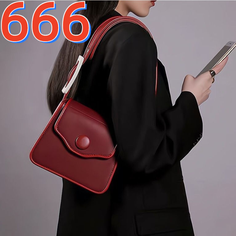Evening Bags MBTI Vintage Red Sac A Main Femme Fashion Solid Top Handle Arrival Korean Style Women Shoulder Bag Kawaii Bolso Mujer 230926