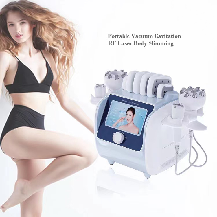 Portable Cellulite Removal Body S Shaping Machine 80k RF lipolaser Vacuum Ultrasonic Cavitation System Weight Loss Fat dissolving Slimming Machine