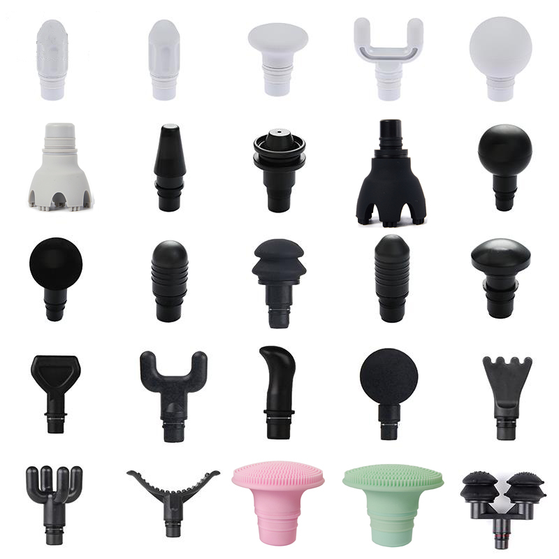 Full Body Massager 1pc1set Replacement Heads For Massage Gun Muscle Stimulator Body Relaxation Shaping Exercising Fascia Gun Massager HeadPistool 2309