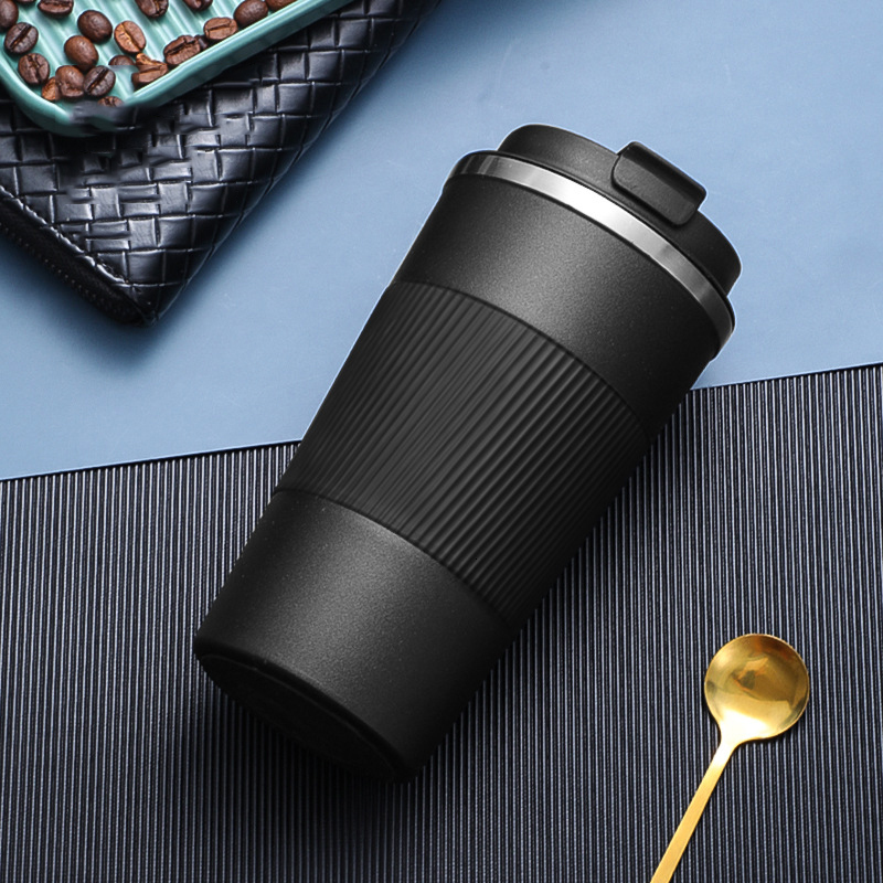 Mugs 12/17oz Coffee Thermos Mug Double-wall Stainless Steel Portable Car Travelling Tumbler Insulation Thermal Coffe Cup To Go 230927