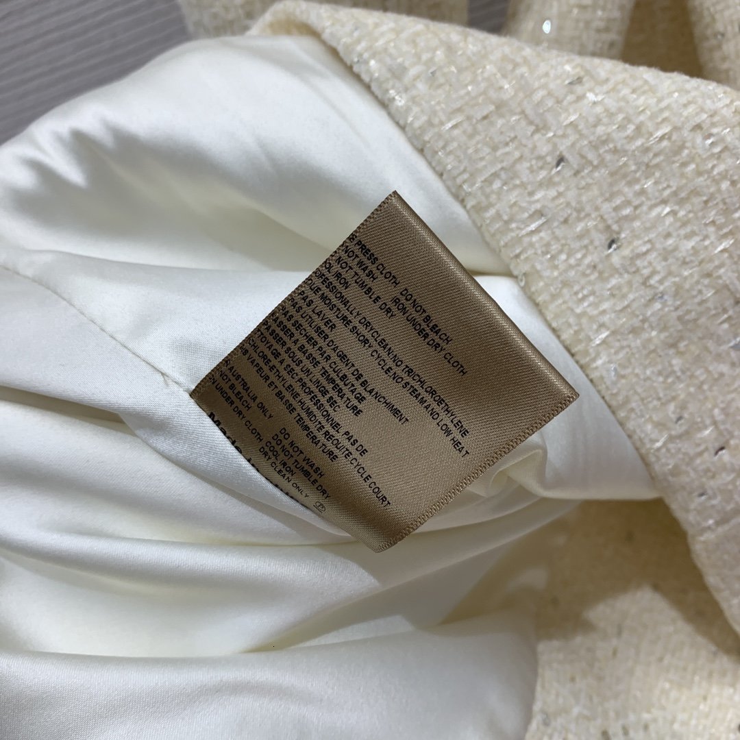 Women's Wool Blend's Autumn And Winter Coat Temperament Small Fragrance Wind Lapel Waist Belt Chains Slimming Skirt G23090842 230926