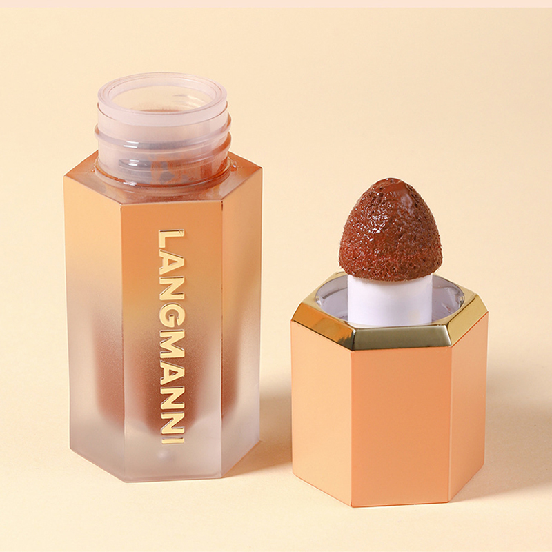 Concealer Waterproof Liquid Contour Bronzer Stick With Sponge Natural Foundation Beauty Highlighter Matte Long Lasting Cosmetics 230926