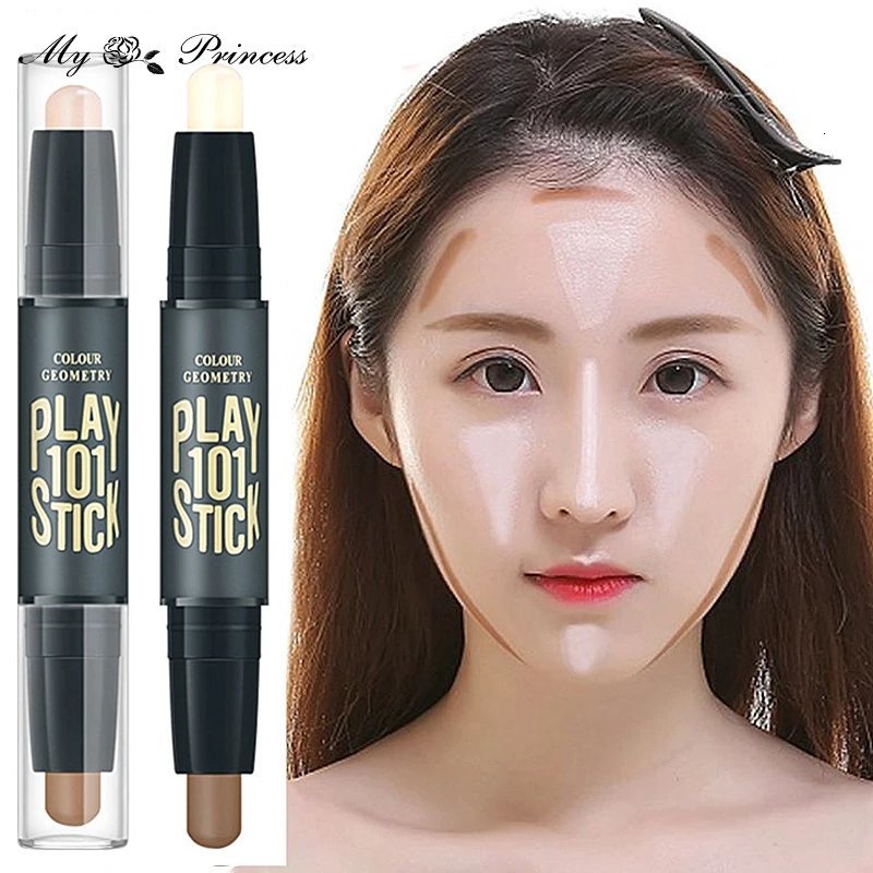 Concealer Makeup iluminador Highlighter Face Concealer Contouring Bronzers Highlighters Pen Cosmetic 3D Makeup Corrector Contour Stick 230926