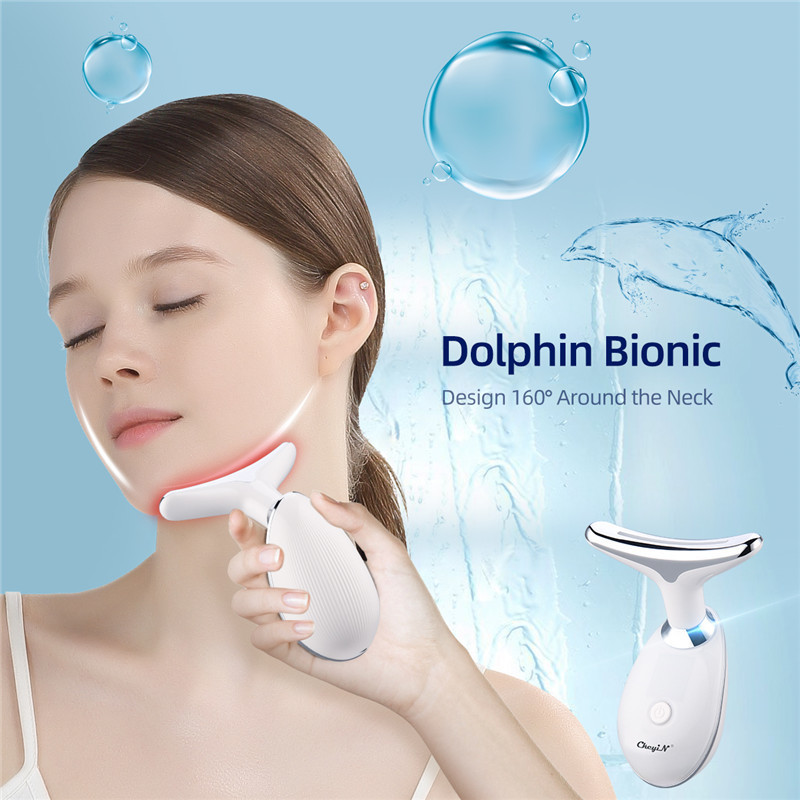 Face Care Devices CkeyiN Neck Face Lifting Machine Face Massager Pon Therapy Eye Massage Tool Vibration Anti Wrinkle Double Chin Remover 230926