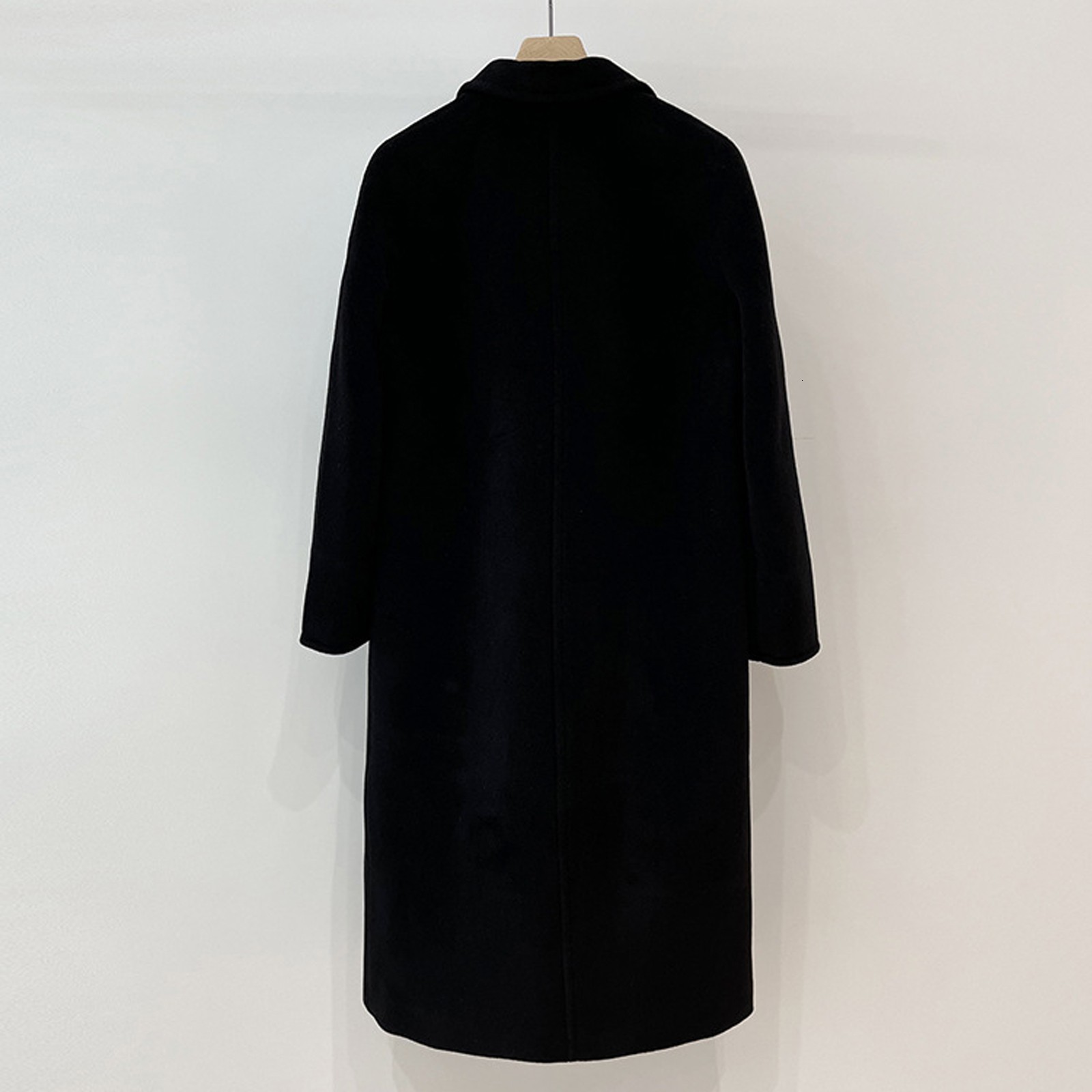 Women's Wool Blend'S Fashion Solid Color Woolen Coat DoubleBreasted MidLength Comfortable Soft And Warm Abrigo Mujer 230926