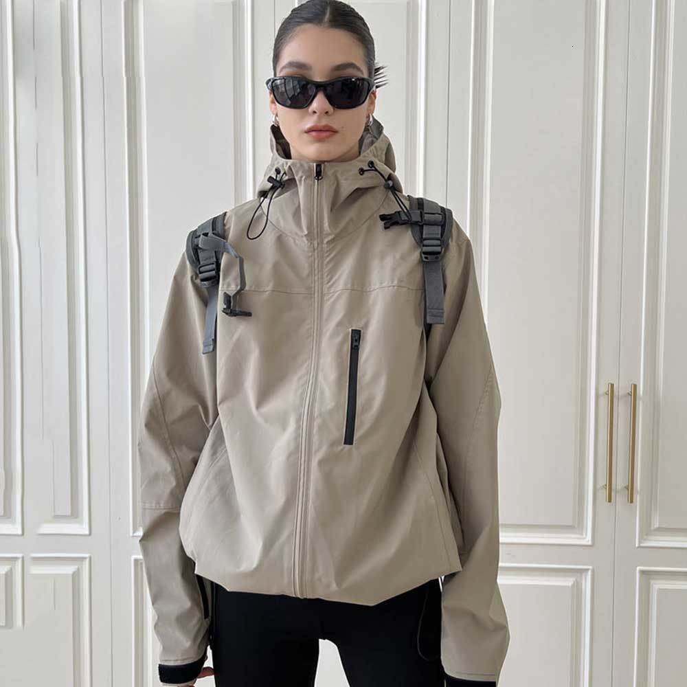 Womens Jackets American Vintage Storm Jacket Spring And Autumn Trend Outdoor Waterproof Wear Windproof Mountaineering 230926