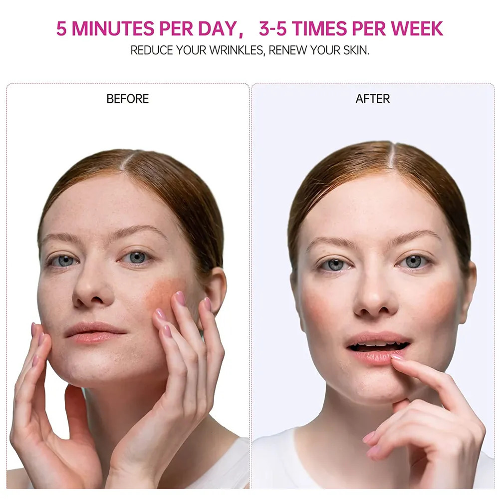 Face Care Devices Upgraded Therapeutic Warmth Face Massage Red LED Light 4-in-1 Skincare Tool Wand Reduce Wrinkles Aging Face Care Tools 230927