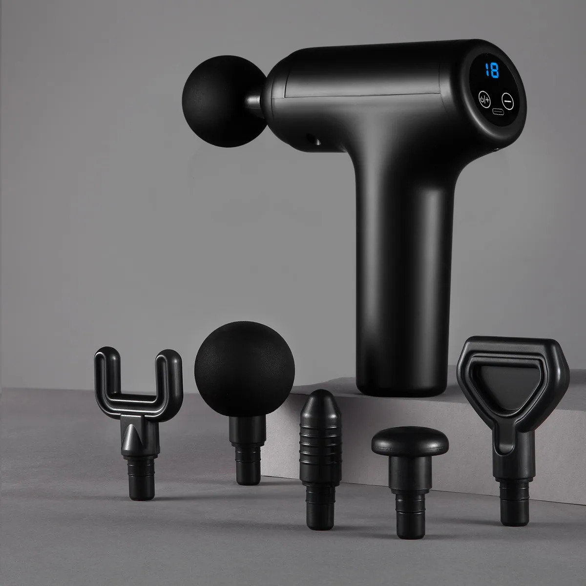 Full Body Massager LCD Massage gun Multi Style Electric Fascia Gun Slimming Relaxation Neck Back Foot Shoulder Percussion Mini Massager 32 speeds 2309