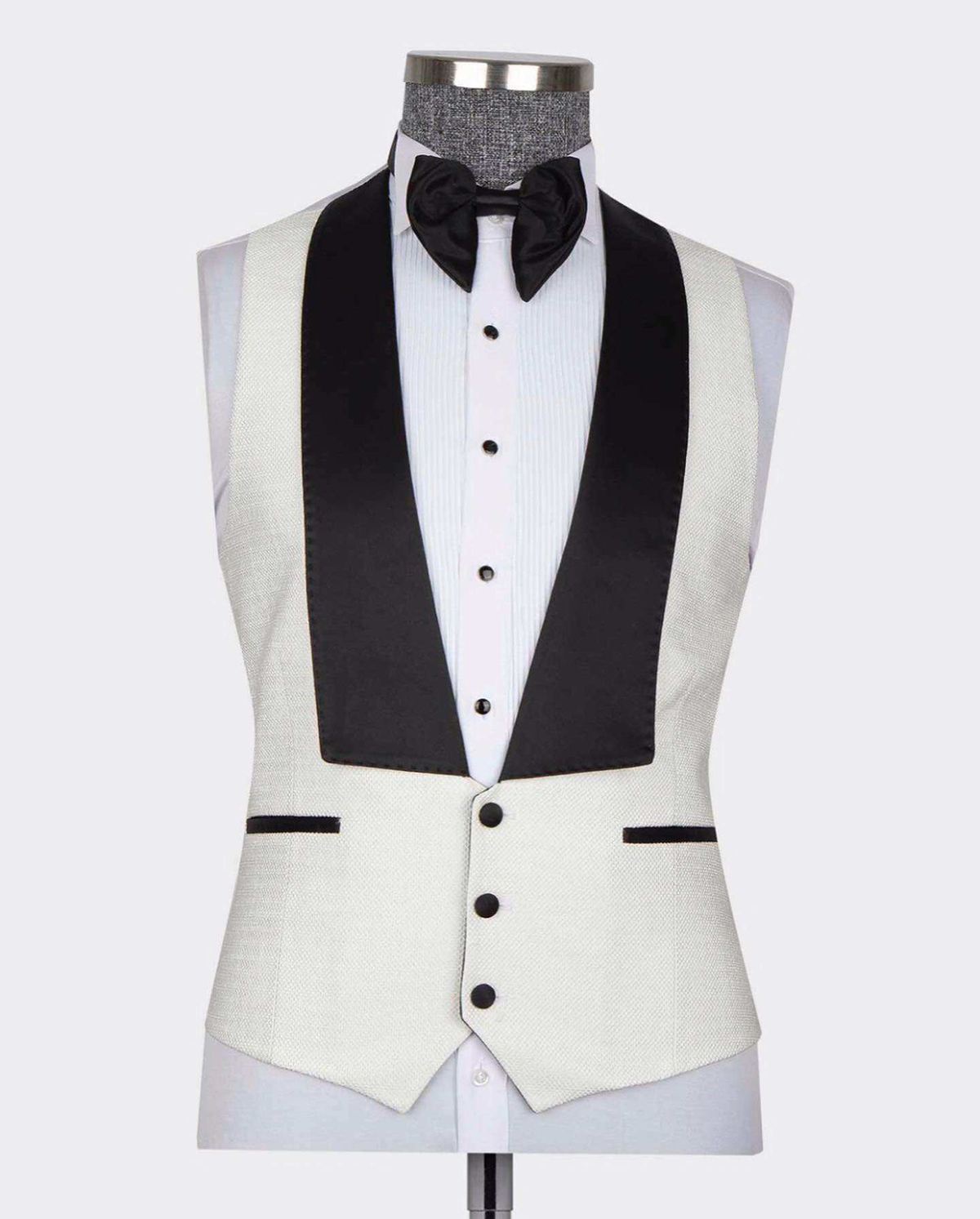 Gold Beads Mens Wedding Tuxedos Slim Fit Peaked Lapel One Button Jacket 3 Pieces With Black Pants