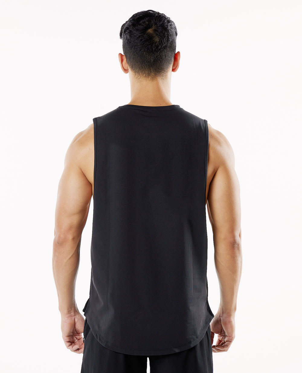UU-864 Men Sports Outfit Solid Color Sports Leisure Plus Size Vest Mens Exercise Breathable Sleeveless O Neck Basketball Vest