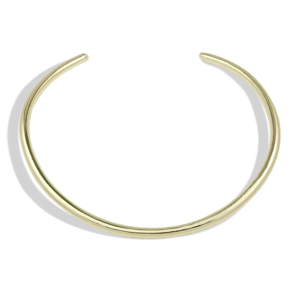 Chokers UKEN Simple Chunky Metal Bib Collar Necklaces For Women Statement Solid Alloy Torques Choker Necklaces Punk Fashion Jewelry 230927