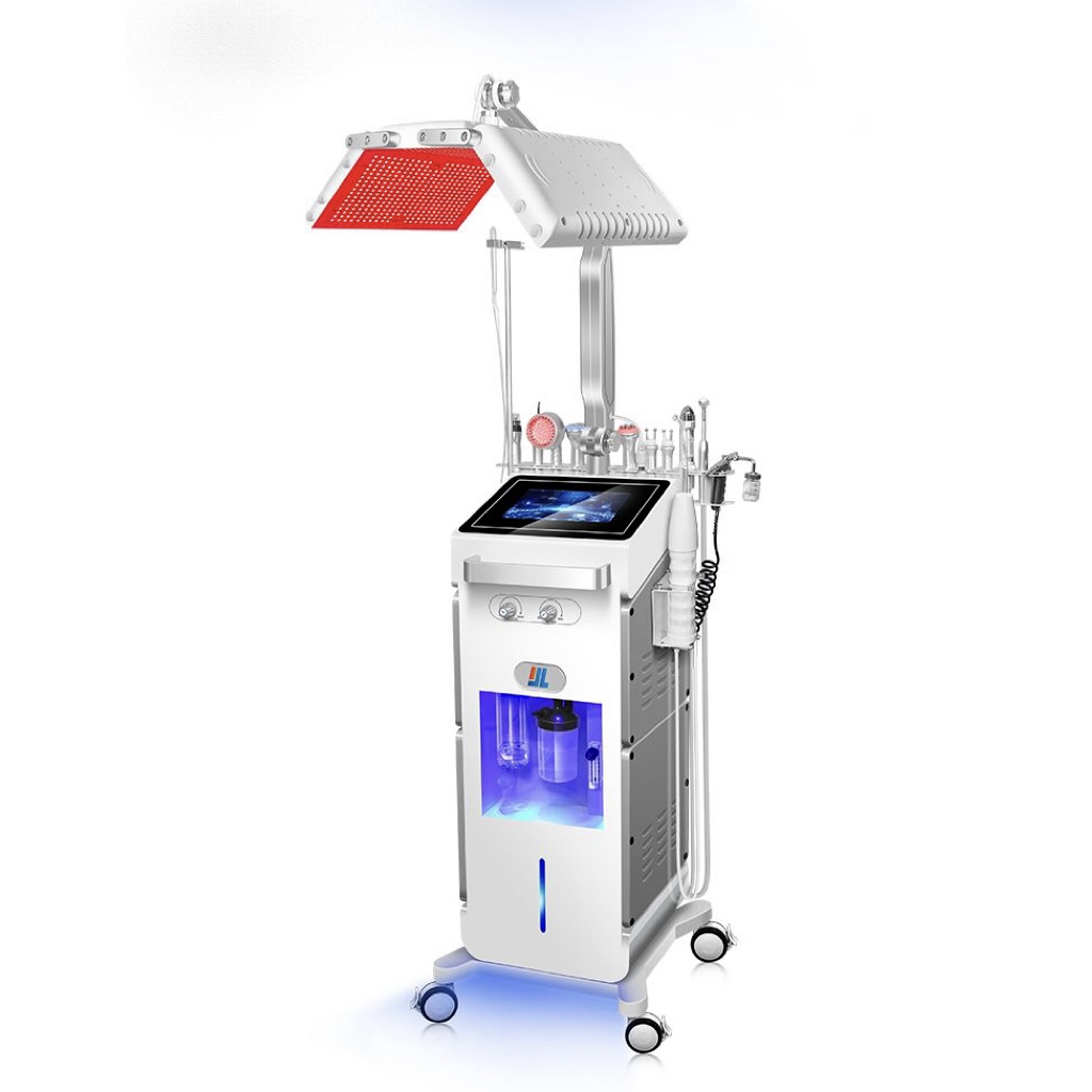 Professional Skin Care Scalp Treatment Product Oxygen Facial Deep Cleaning Machine Vibration Handle RF Microdermabrasion Anti Aging Handles