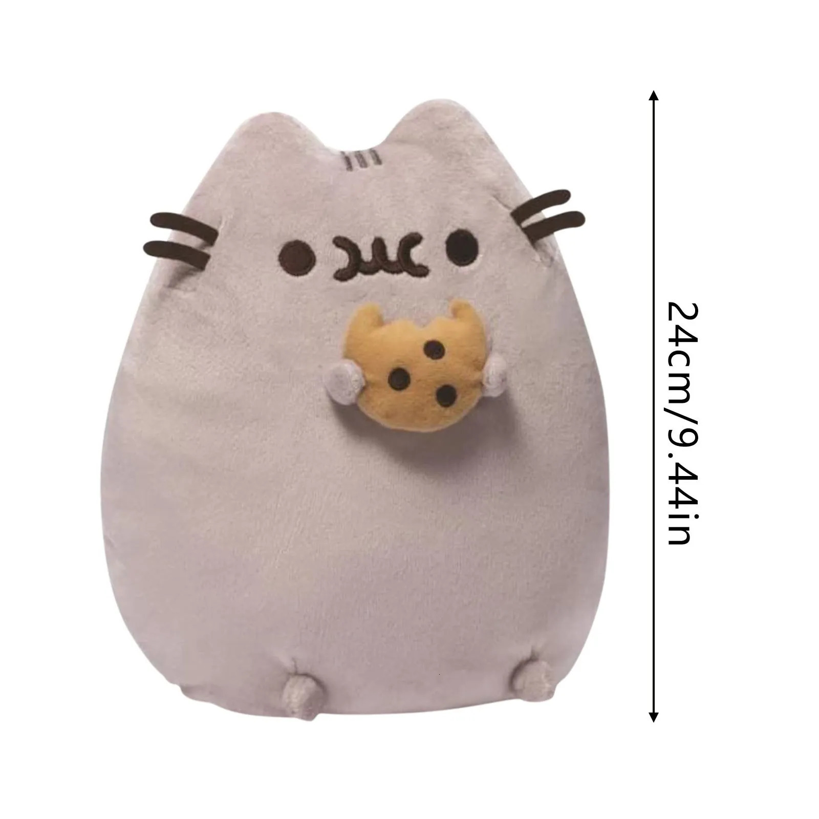 Plush Dolls Kawaii Chubby Cat Cute Cartoon Fat Kitten Plush Stuffed Toys Soft Pillow Cookie Cat Animal Dolls Cuddly Decor Children Gifts 230927