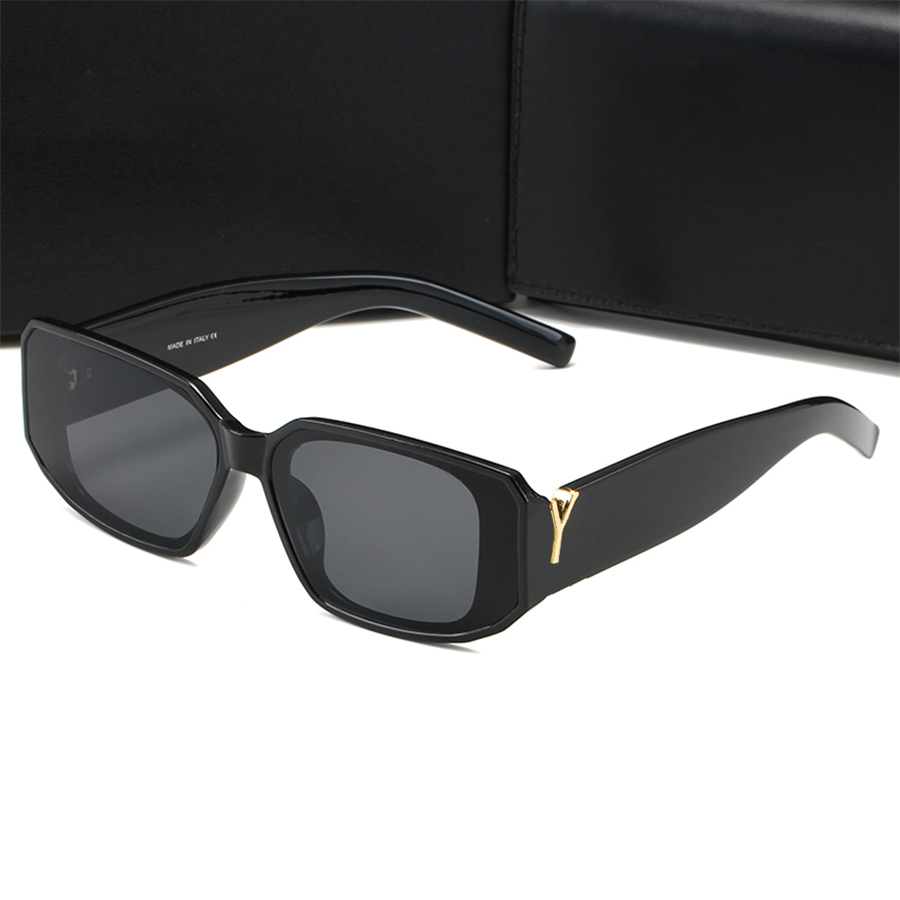 Designer Man's Sunglasses Fashion Letters Glasses Elegant Women's Rectangle Eyeglasses 6 Colors