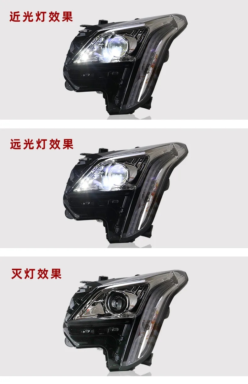 Car Head Lamp for Cadillac XTS LED Headlight 20 18-20 20 XTS DRL Turn Signal High Beam Angel Eye Daytime Headlights