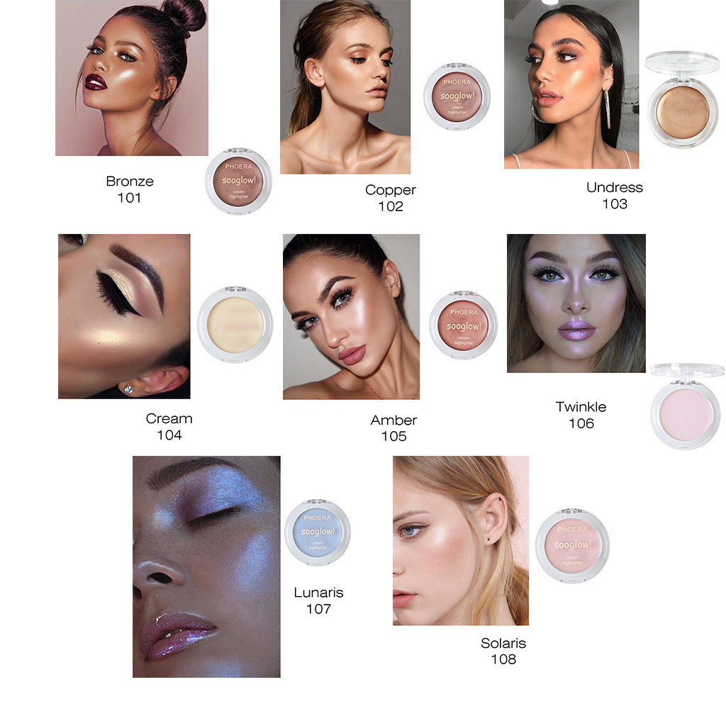 Concealer Creamy Highlighter Pearl Powder Contouring Makeup Face Brightener Concealer Bronzer Halloween Cosmetics TSLM2 230926