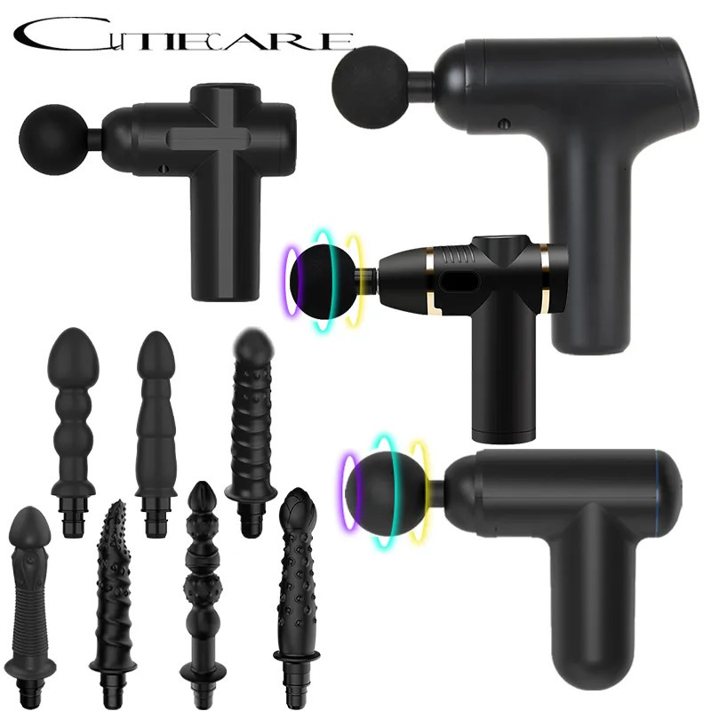 Full Body Massager LCD Massage gun Multi Style Electric Fascia Gun Slimming Relaxation Neck Back Foot Shoulder Percussion Mini Massager 32 speeds 2309