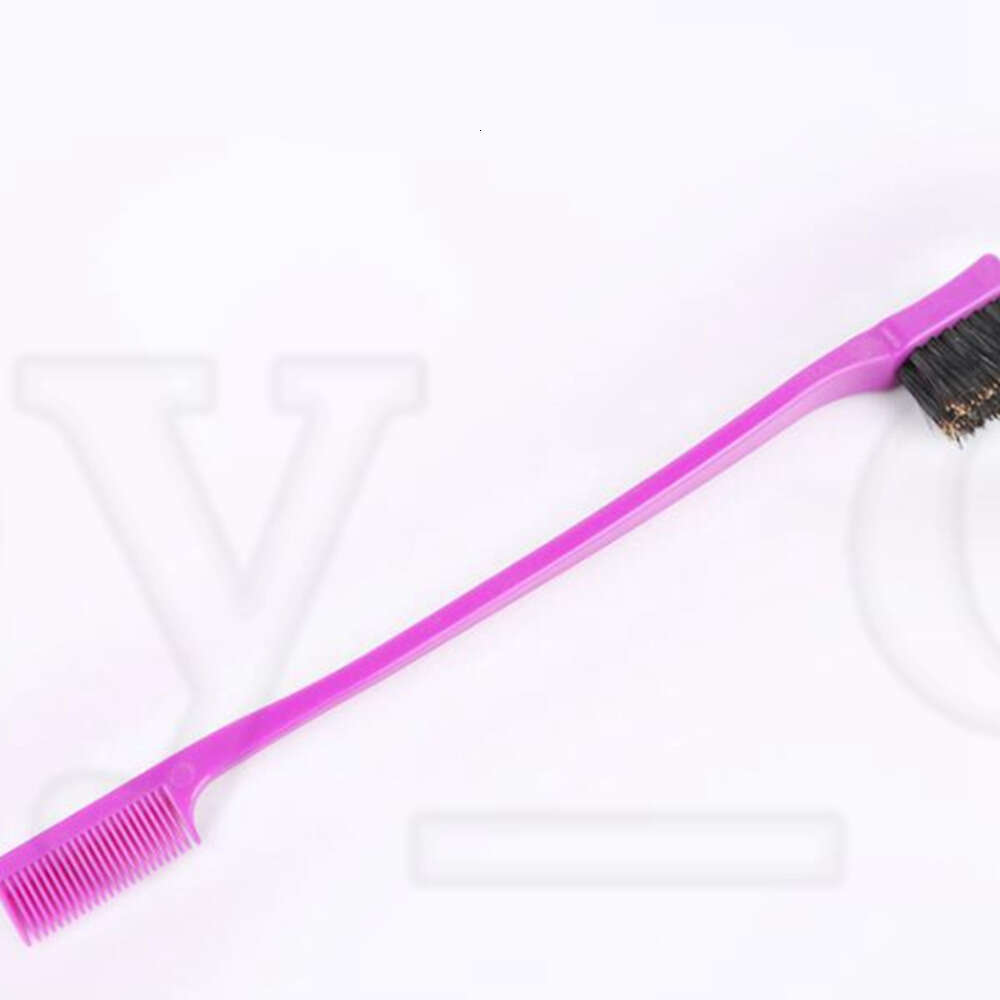 Double Sided Hair Edge Brushes Comb Hair Styling Hairdressing Salon Hair Comb Brushes Beauty Tools Cepillos Para El Borde Del Cabello De Salon