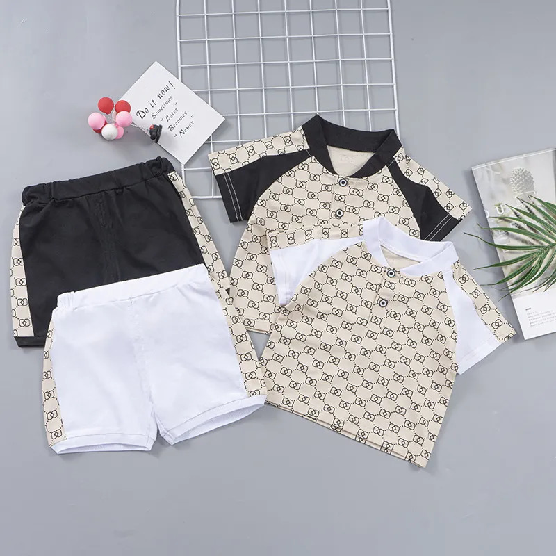 Clothing Sets Boys Tracksuits Summer 1 2 3 4 5 Years Children Casual Cotton T-shirts Shorts 2pcs Clothes For Baby Kids Sports Suits 2023 230927