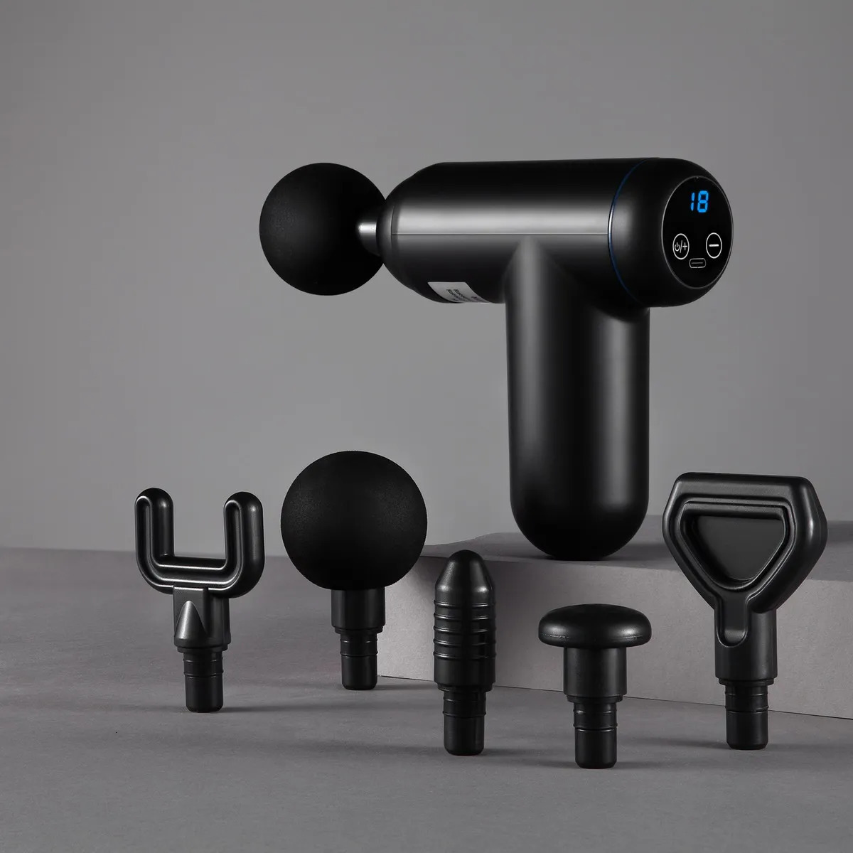 Full Body Massager LCD Massage gun Multi Style Electric Fascia Gun Slimming Relaxation Neck Back Foot Shoulder Percussion Mini Massager 32 speeds 2309