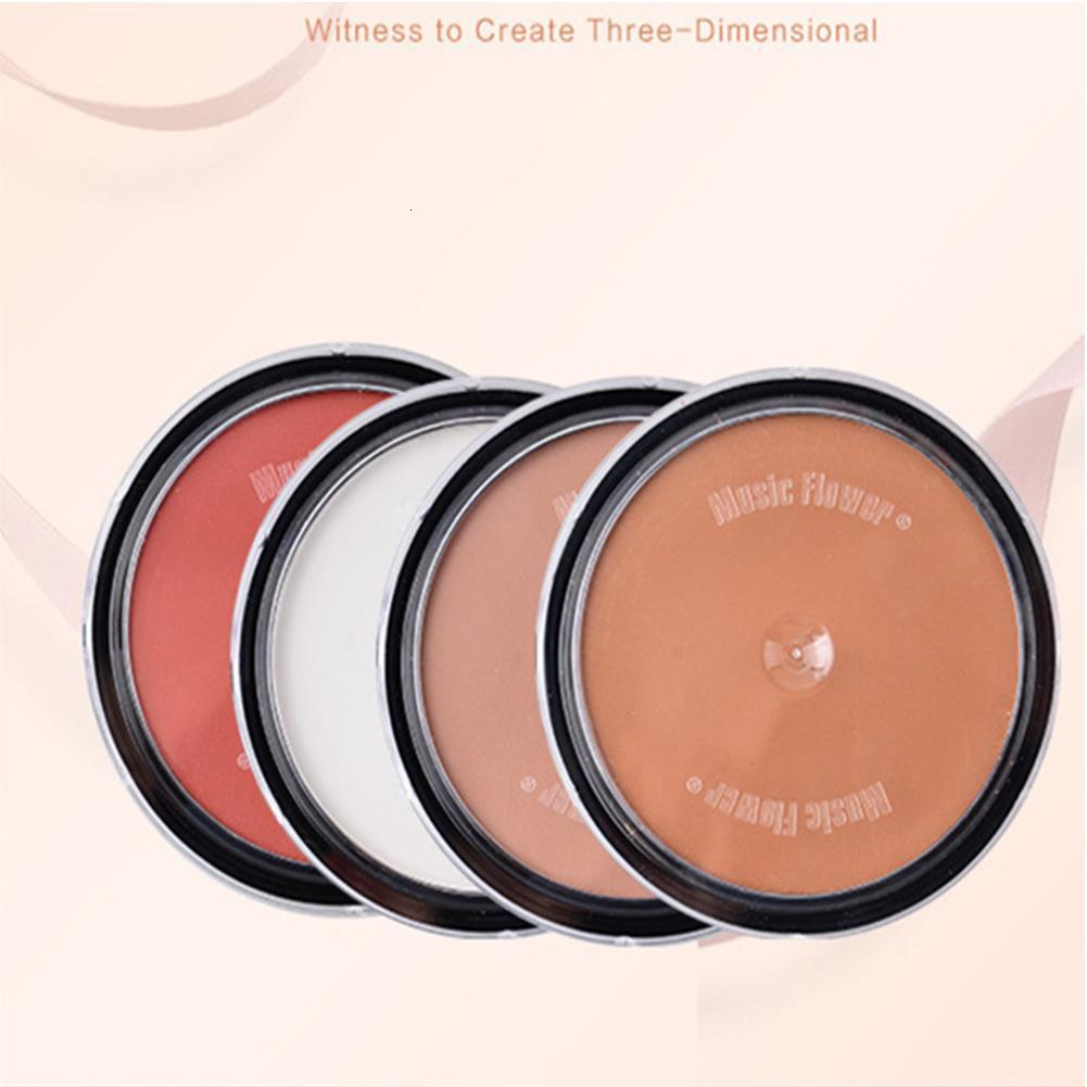 Concealer 4 Colors Shading Powder Makeup Bronzer Highlighter Contour Shading Powder Trimming Powder Make Up Cosmetic Face Concealer 230926