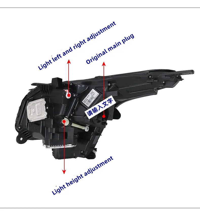 Car Head Lamp for Cadillac XTS LED Headlight 20 18-20 20 XTS DRL Turn Signal High Beam Angel Eye Daytime Headlights