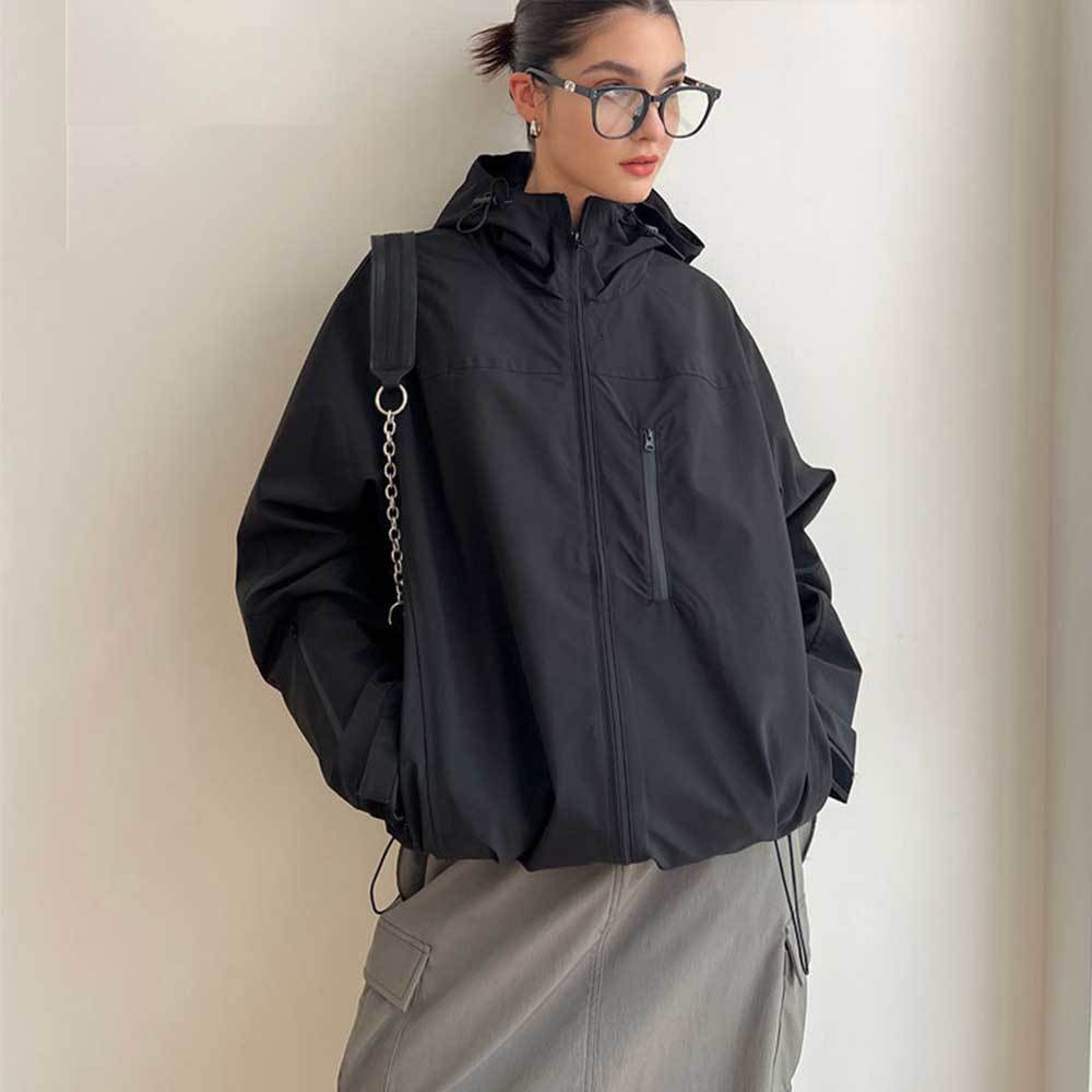 Womens Jackets American Vintage Storm Jacket Spring And Autumn Trend Outdoor Waterproof Wear Windproof Mountaineering 230926