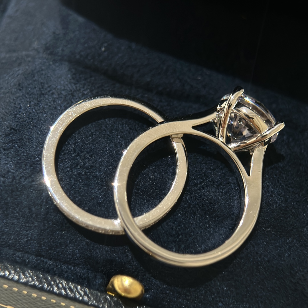 Sliver Dia Designer Women Wedding High Quality Lady Engagement Ring Jewelry Christmas Gift