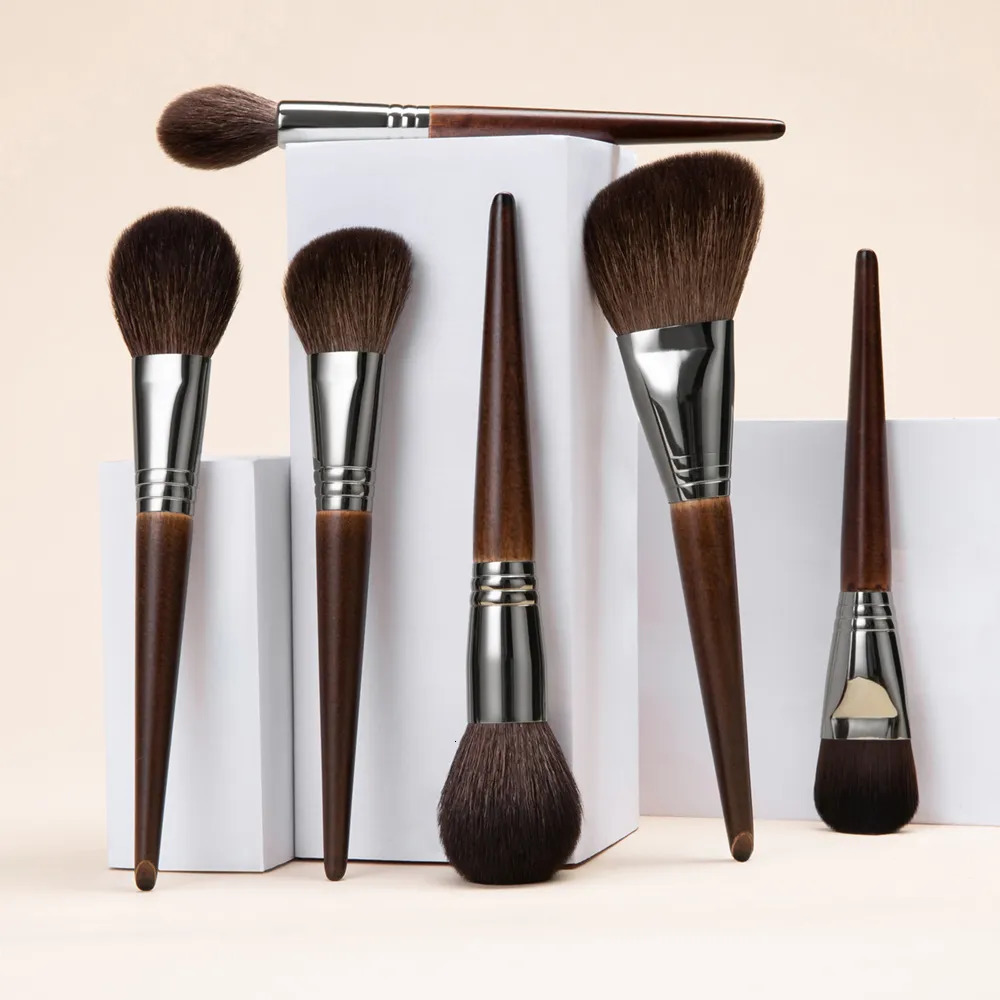 Makeup Tools OVW Natural Goat Hair Brushes Set Professional Kit brocha maquillaje pedzle do makijazu blending smudging brush shader 230927