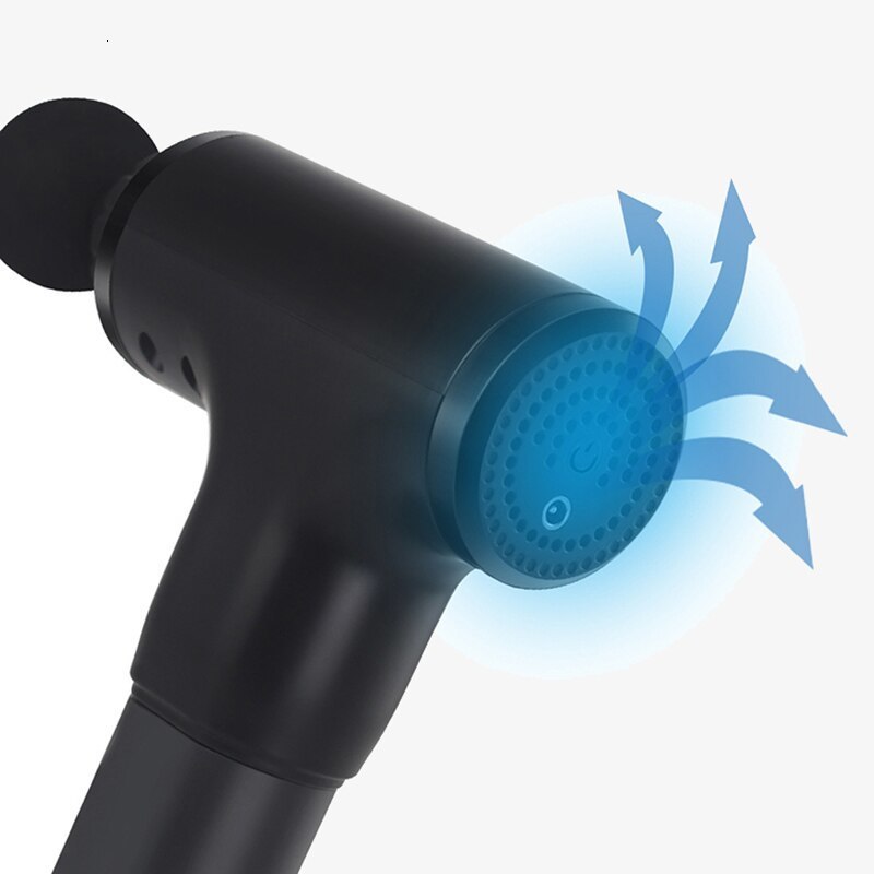 Full Body Massager Massage Gun Deep Muscle Relaxation Pain Relief Massager Gun Handheld Electric Body Massager Portable 4 Massage Heads 5 Gears 230926