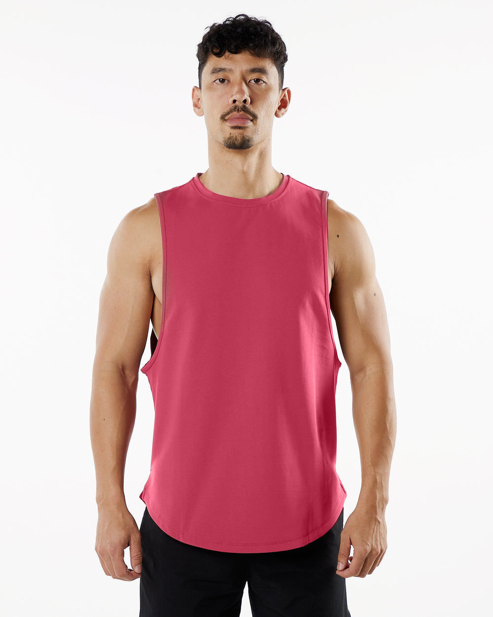 UU-864 Men Sports Outfit Solid Color Sports Leisure Plus Size Vest Mens Exercise Breathable Sleeveless O Neck Basketball Vest