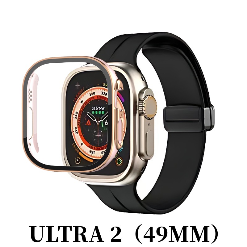 high quality For Apple watch Ultra 2 Series 9 45MM 49MM iWatch marine strap smart watch sport watch wireless charging strap box Protective cover case Fast shipping