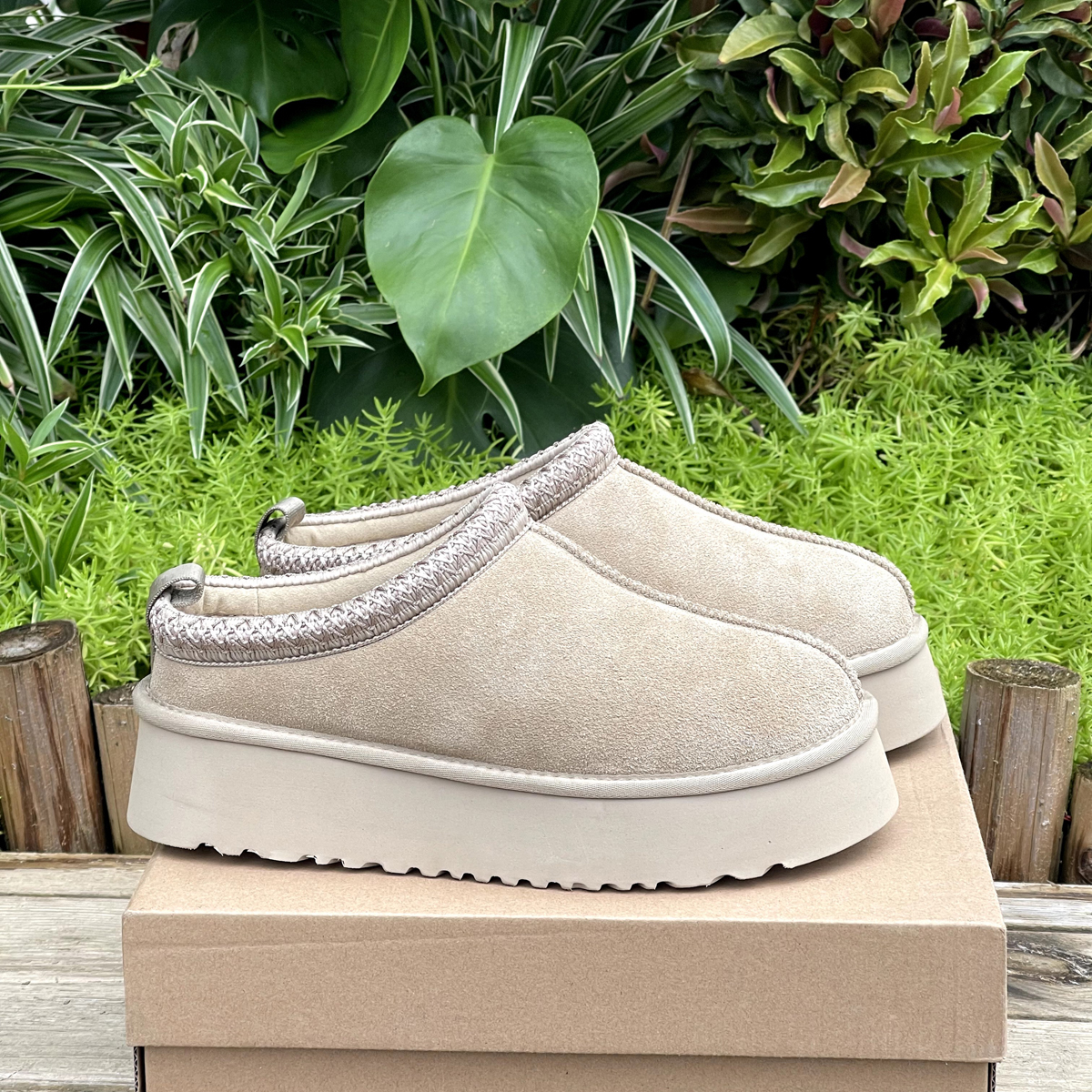 Designer Womens Tazz Slippers Tasman Slipper Ultra Mini Platform Boot Classic Fur Slides Suede Women Slip-on Les Petites Winter Warm Leather Boot