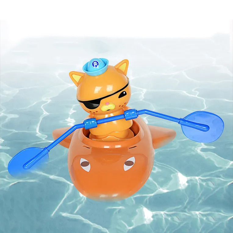 Baby Bath Toys Octonauts Kids Submarine Lantern Fish Boat Figure Model Doll Children Bath Water Toy Birthday Gift Toys 230928
