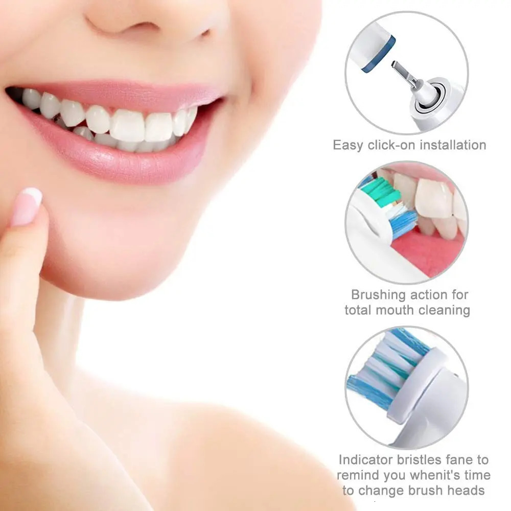 Toothbrushes Head 20pcs Replacement Brush Heads For Toothbrush Heads Advance PowerPro Health Electric Toothbrush Heads 230927