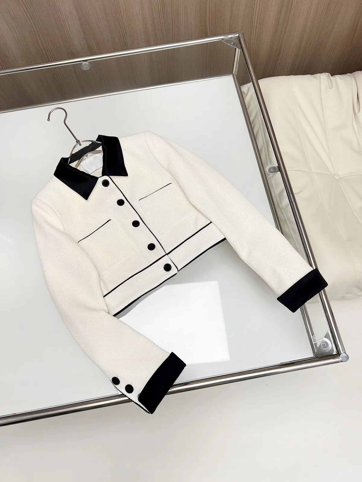 Womens Jackets French Style Fragrant Coat Short 230927