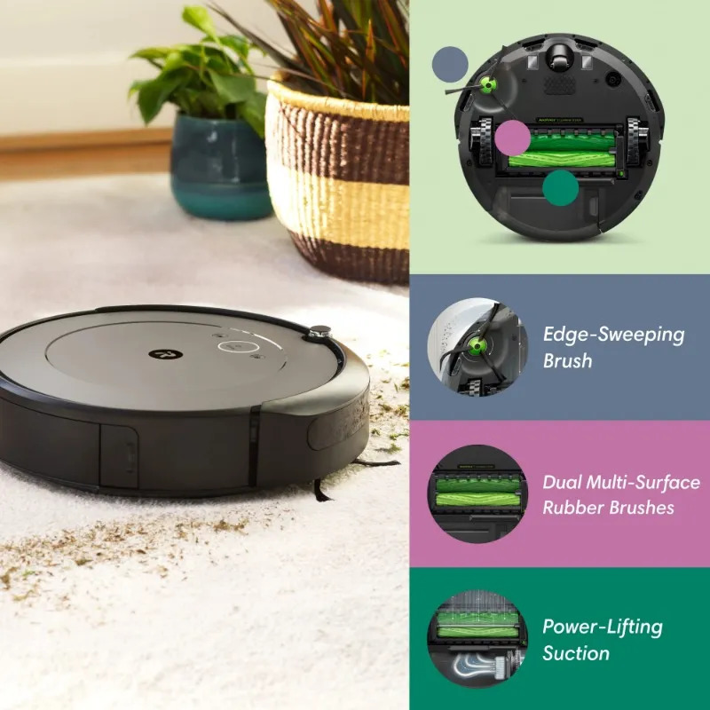 Electronics i1 1552 WiFi Connected SelfEmptying Robot Vacuum Ideal for Pet Hair Carpets 230927