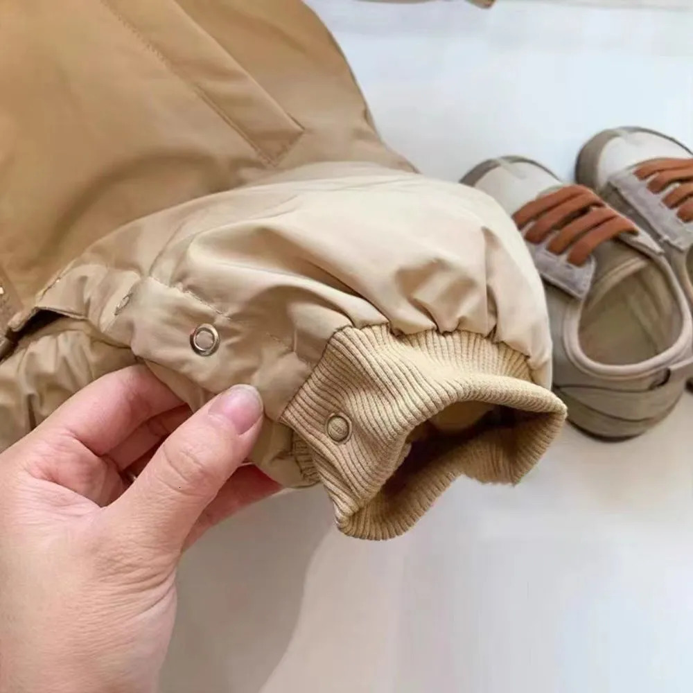 Rompers Winter Baby Clothes Kids Warm Baby Girl Rompers 0-3 Years Boys Fleece Jumpsuit Children Clothing Playsuit Outerwear Coats 230927