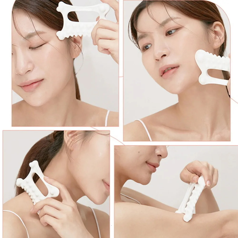 Face Massager Gua Sha Tools Face Massagers Ceramic Gua Sha Scraper Board For Face Lift Slimmer Skin SPA Massage Tool 230927