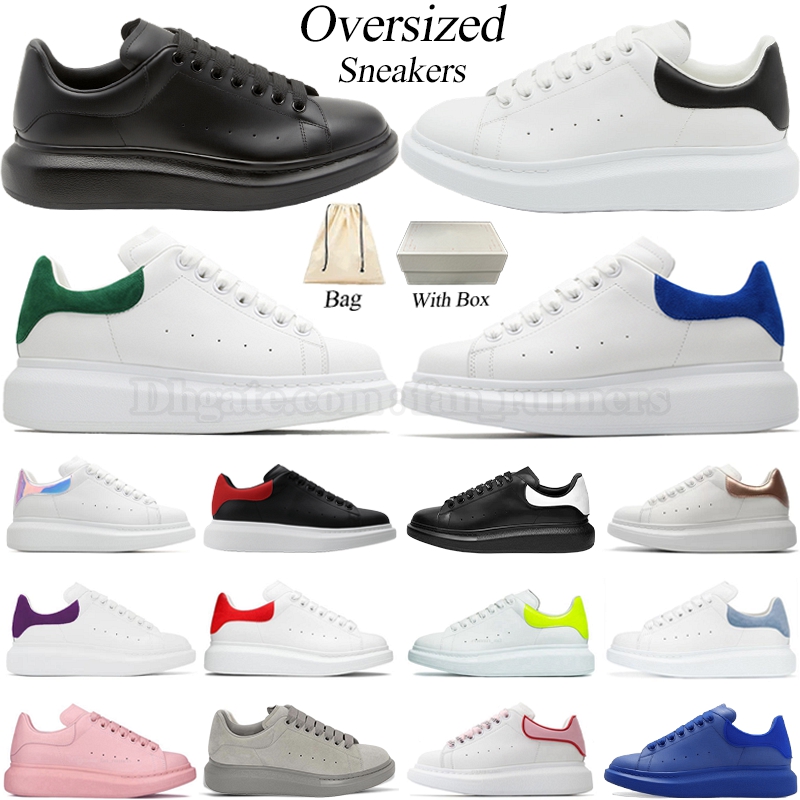 Designer Women Shoes Mens Oversized Sneaker Triple White Black Leather Velvet Suede Platform Sneakers Lace Up flats Casual Shoe Trainers Chaussures de Espadrilles