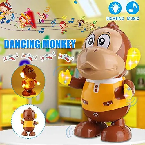 Intelligence toys Musical Dancing Dinosaur Baby Toy Electric Dancing and Singing Toys with Lights and Sounds for Toddlers Age 1 2 3 Birthday Gift 2309