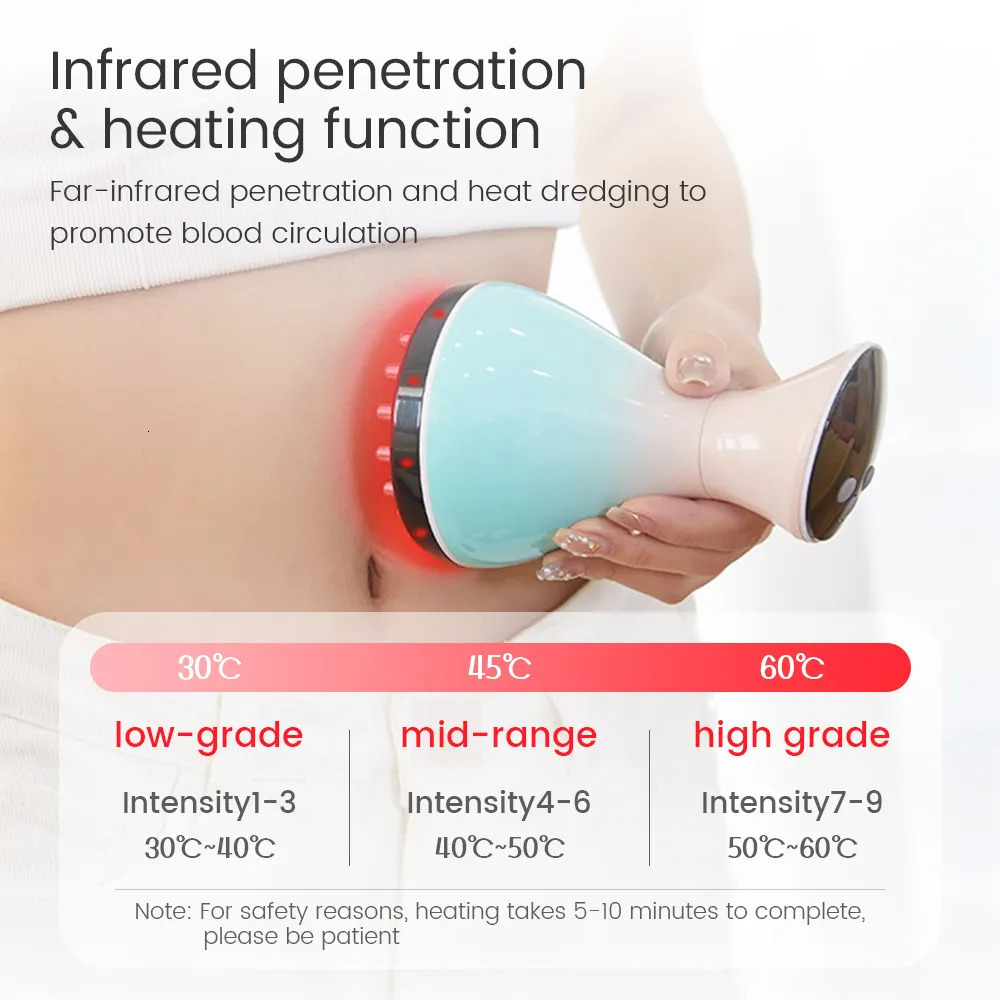 Portable Slim Equipment Electronic Meridian Brush Electric Scrapping Massager Tool Anti Cellulite Magnet Therapy Guasha Scraping Fat Slimming 230927