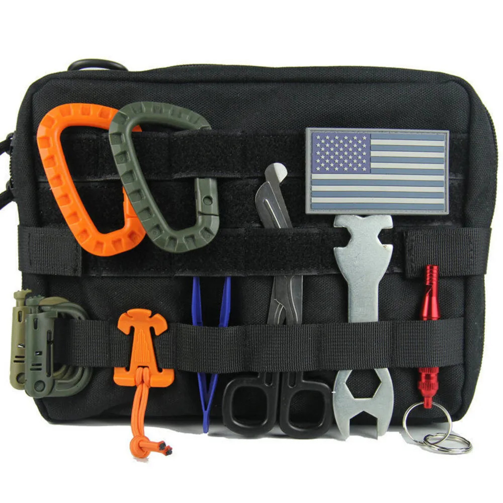 Outdoor Bags Molle Military Pouch Bag EMT Tactical Emergency Pack Camping Hunting Accessories Utility Multitool Kit EDC 230927