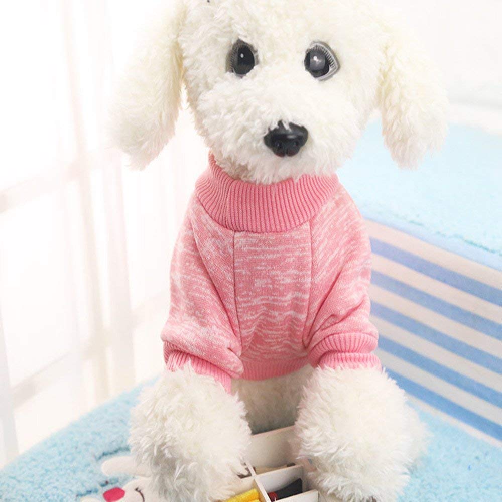 Classic Knitwear Sweater Thickening Warm Shirt Puppy Customes Clothing Winter Pet Dog Cat Clothes for Small Dogs