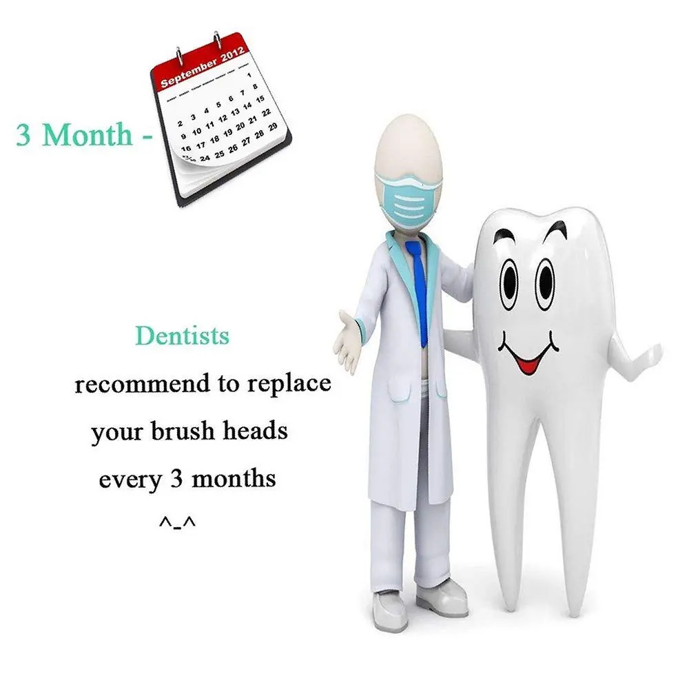 Toothbrushes Head 20pcs Replacement Brush Heads For Toothbrush Heads Advance PowerPro Health Electric Toothbrush Heads 230927